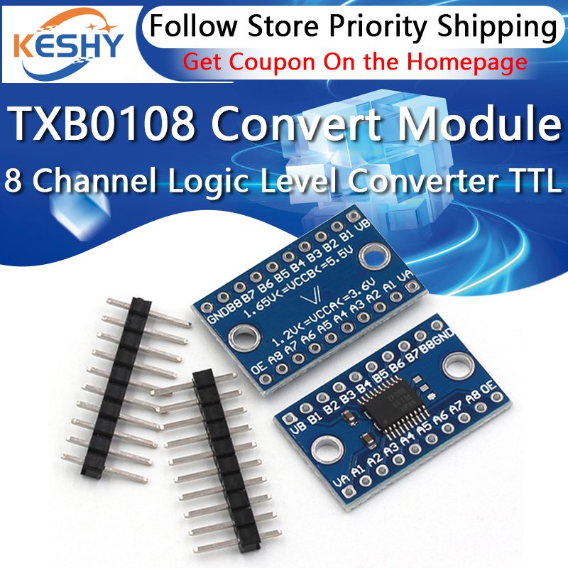 Level Shifter 3.3V - Konverter Level logika 8 saluran 3.3V