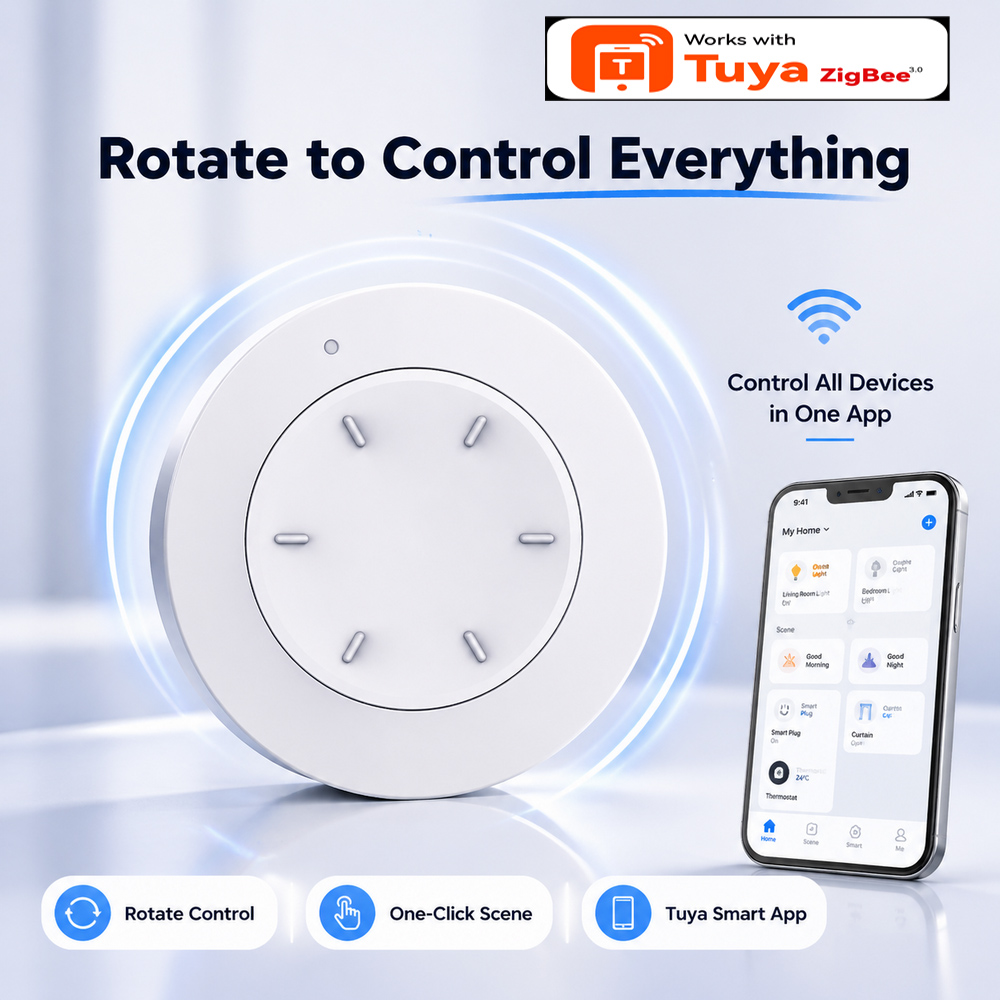 Home Automation Technology - Sakelar Kenop ZigBee Pintar Bekerja dengan