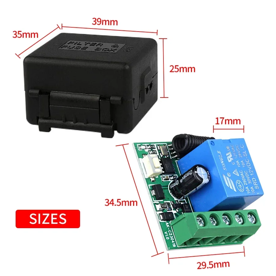 RF 433Mhz Saklar Lampu Nirkabe - 433Mhz Receiver Module ulasan dan harga