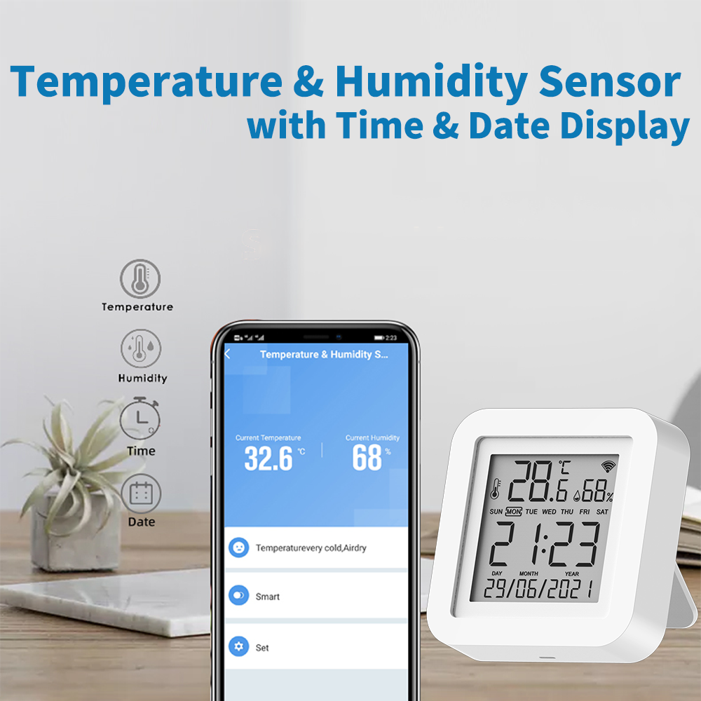 Tuya Sensor Suhu & Kelembaban  - Home Automation Technology ulasan dan harga