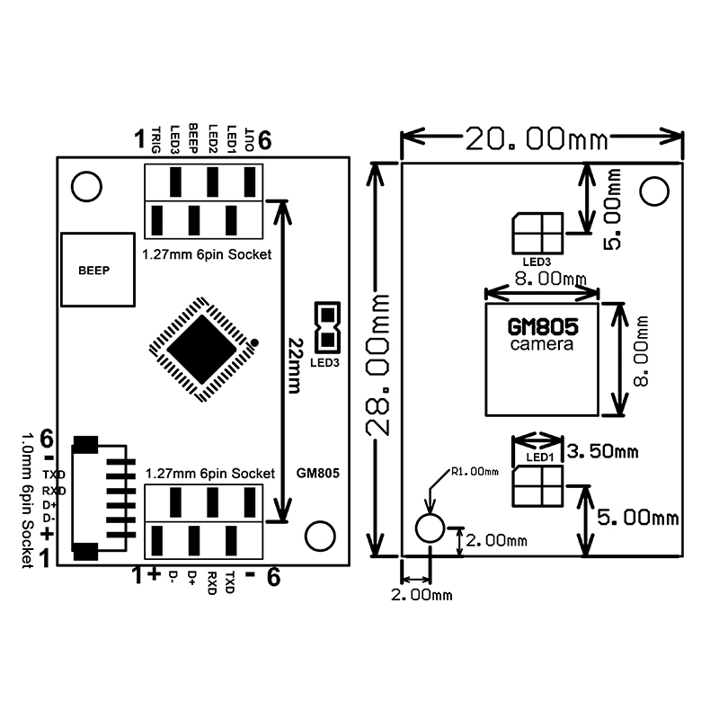 Seri GM805 UART USB DC5V Pemba - Home Automation Arduino ulasan dan harga