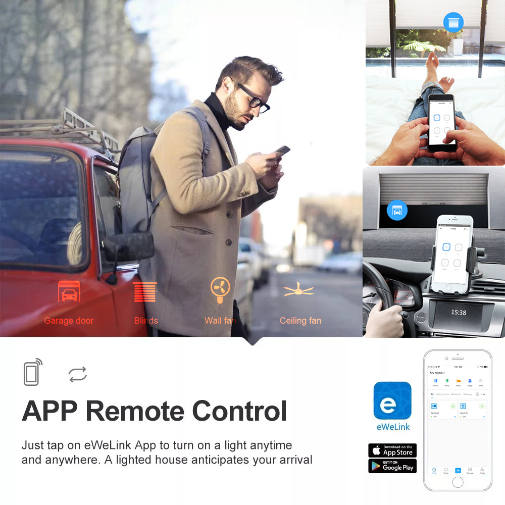 4CH EWelink Smart WiFi Relay S - Home Automation Ideas ulasan dan harga