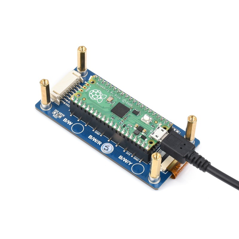 Waveshare Pico-ePaper-2.9-B, M - Display Epaper 2.9 ulasan dan harga