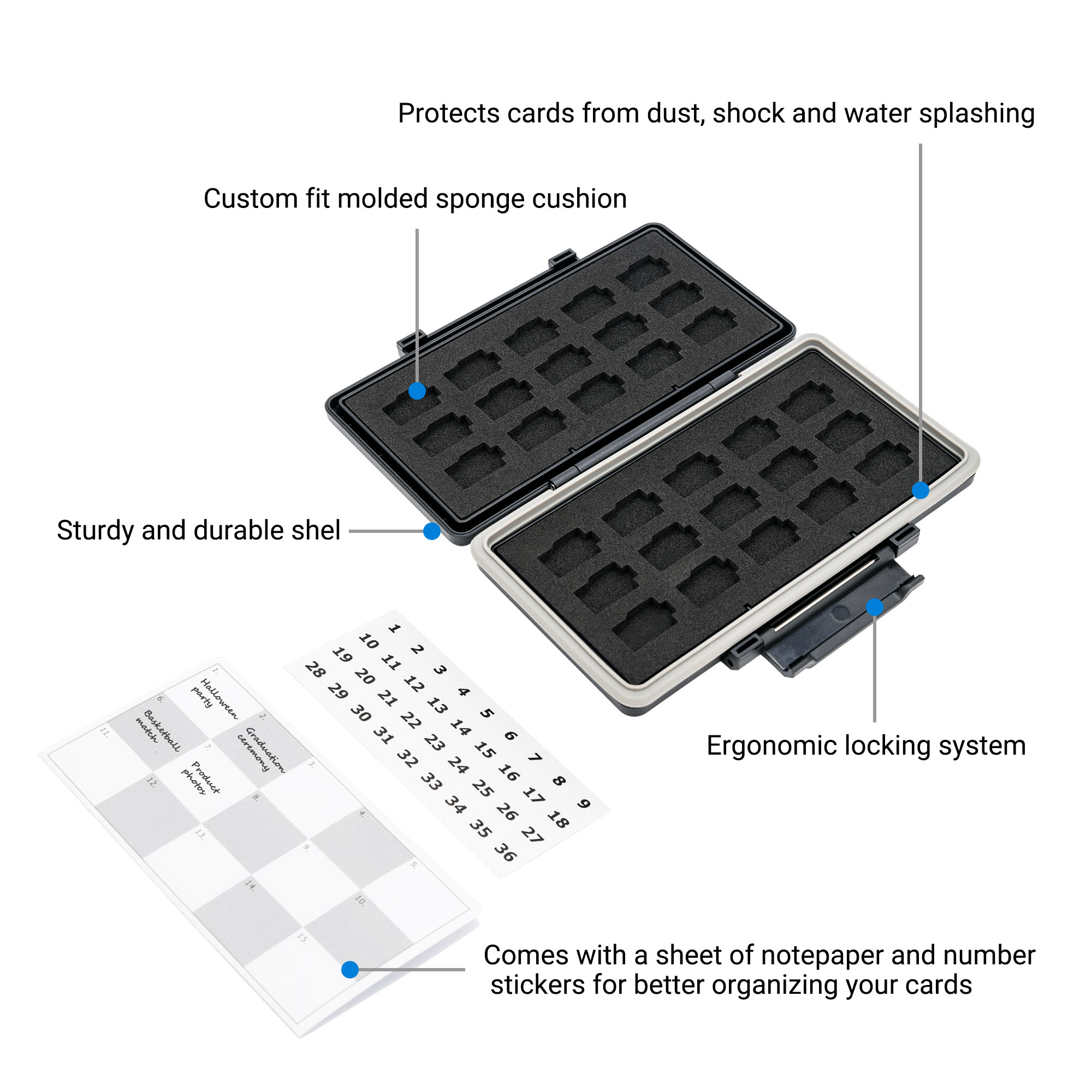 30 Slot Micro SD Card Case Wal - Home Assistant Sd ulasan dan harga