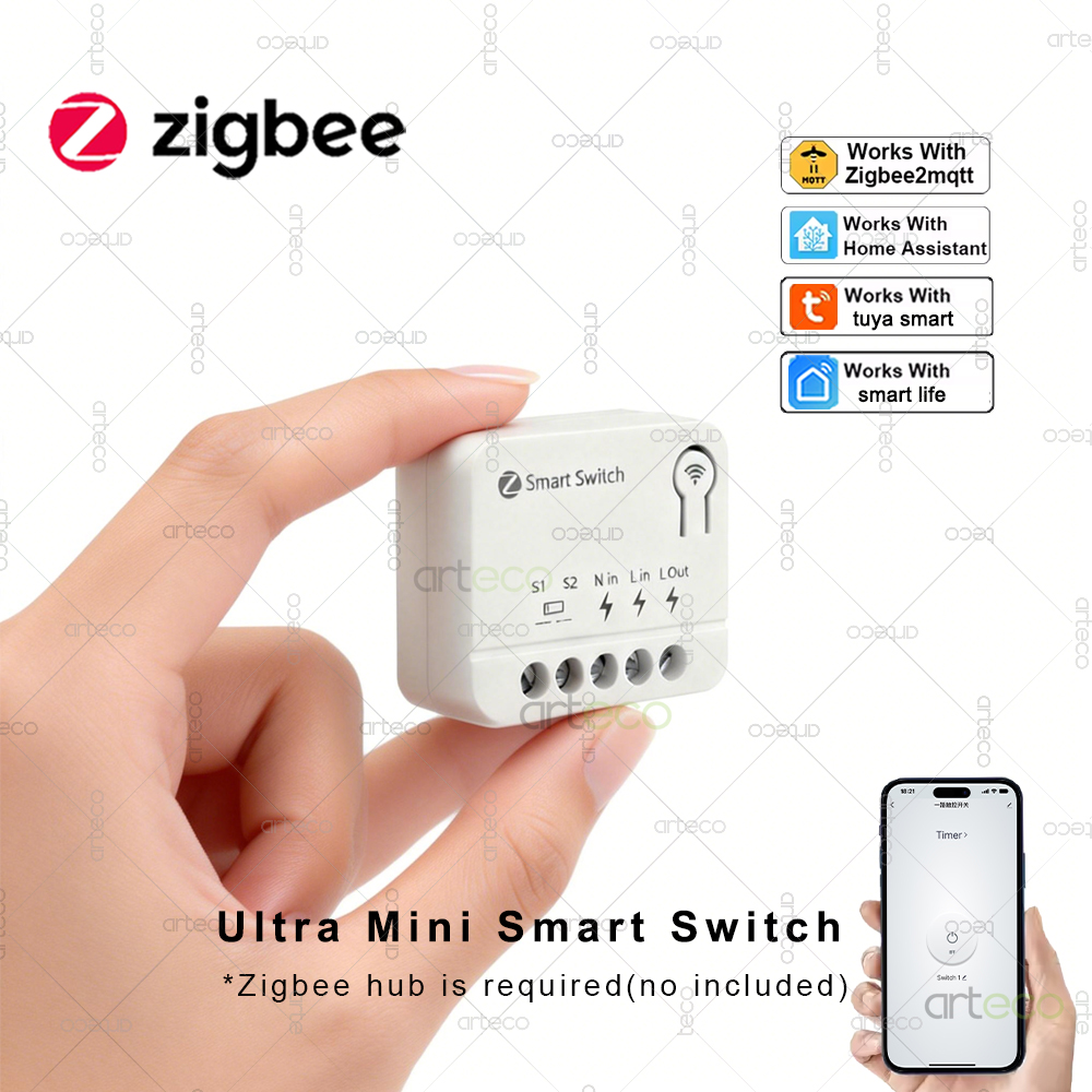 Zigbee Mini Breaker DIY Modul  - Home Automation Technology ulasan dan harga